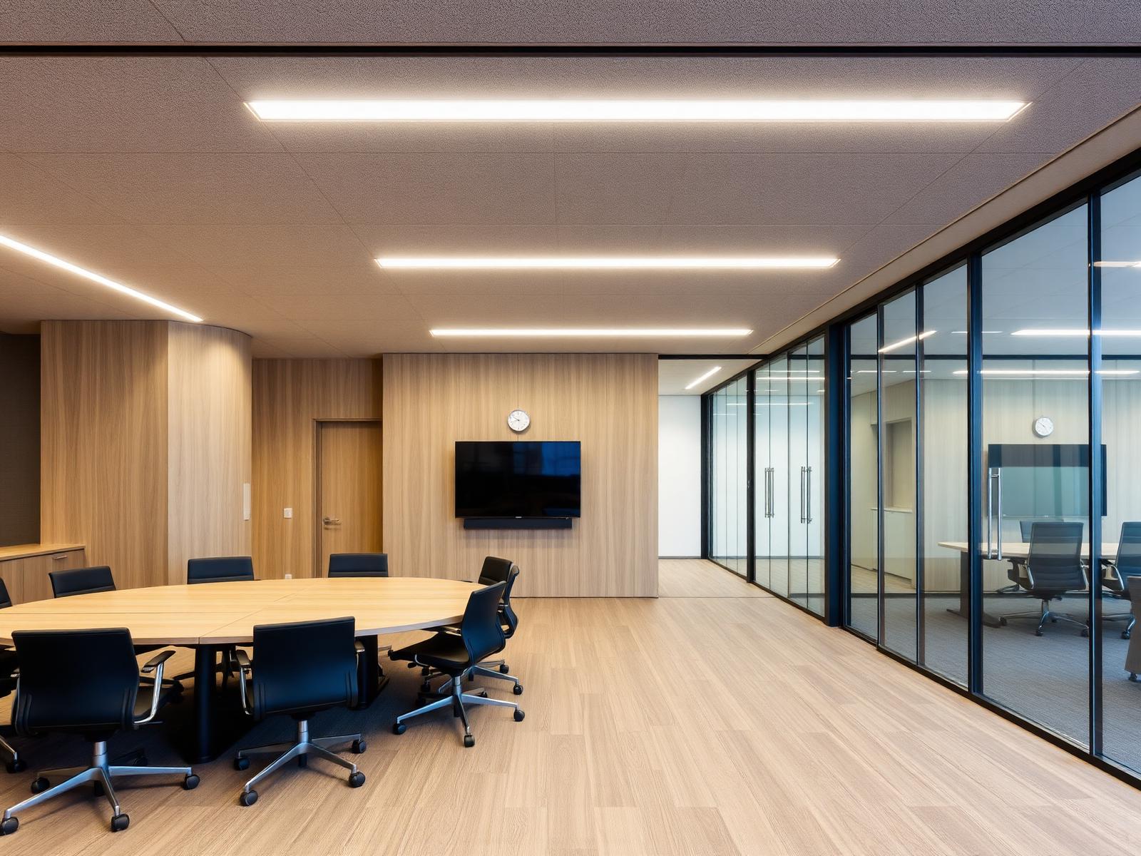 Completed corporate workplace
